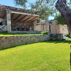 Villa Stone Built House Next To The